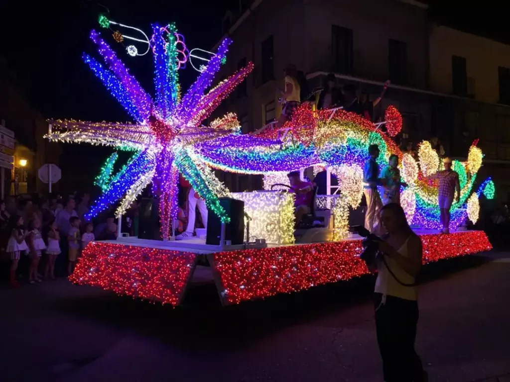 Carroza estrella fugaz de colores - Carrozas Rurro