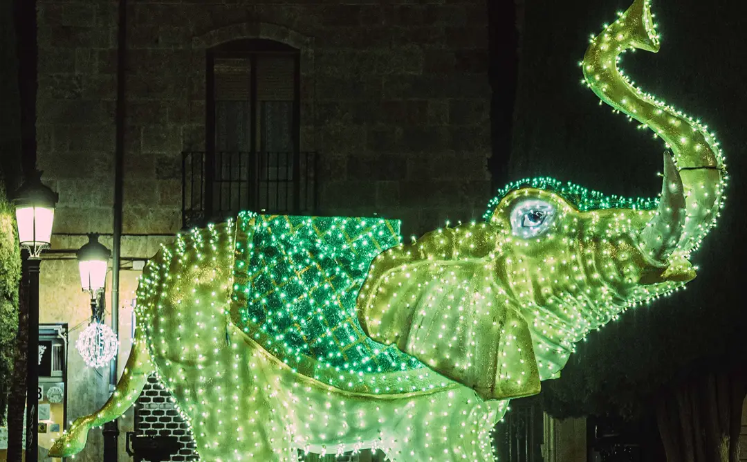 Decoración Navideña Elefantitos - Carrozas Rurro